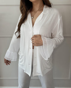 The Duchess Sleep Set in Pearl Oyster - Byeditstudio
